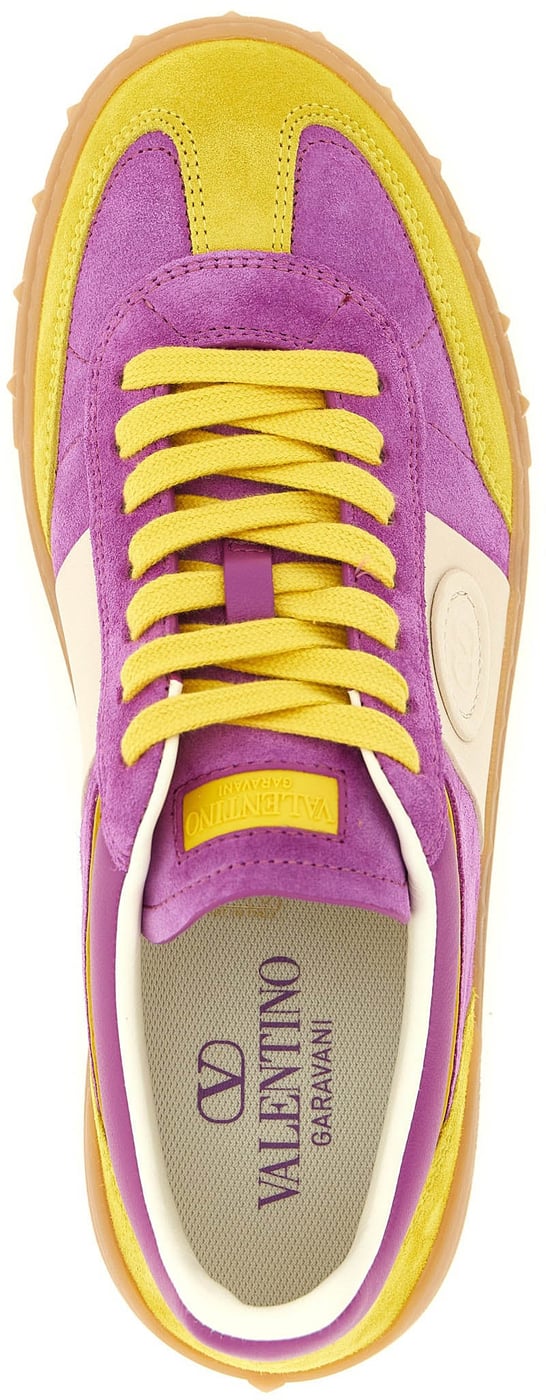 Valentino Garavani Multicolor Calfskin Athletic Sneakers