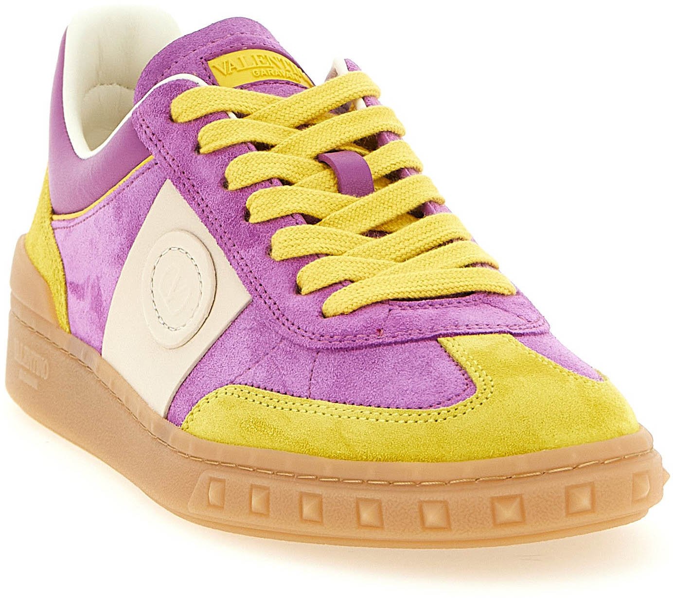 Valentino Garavani Multicolor Calfskin Athletic Sneakers