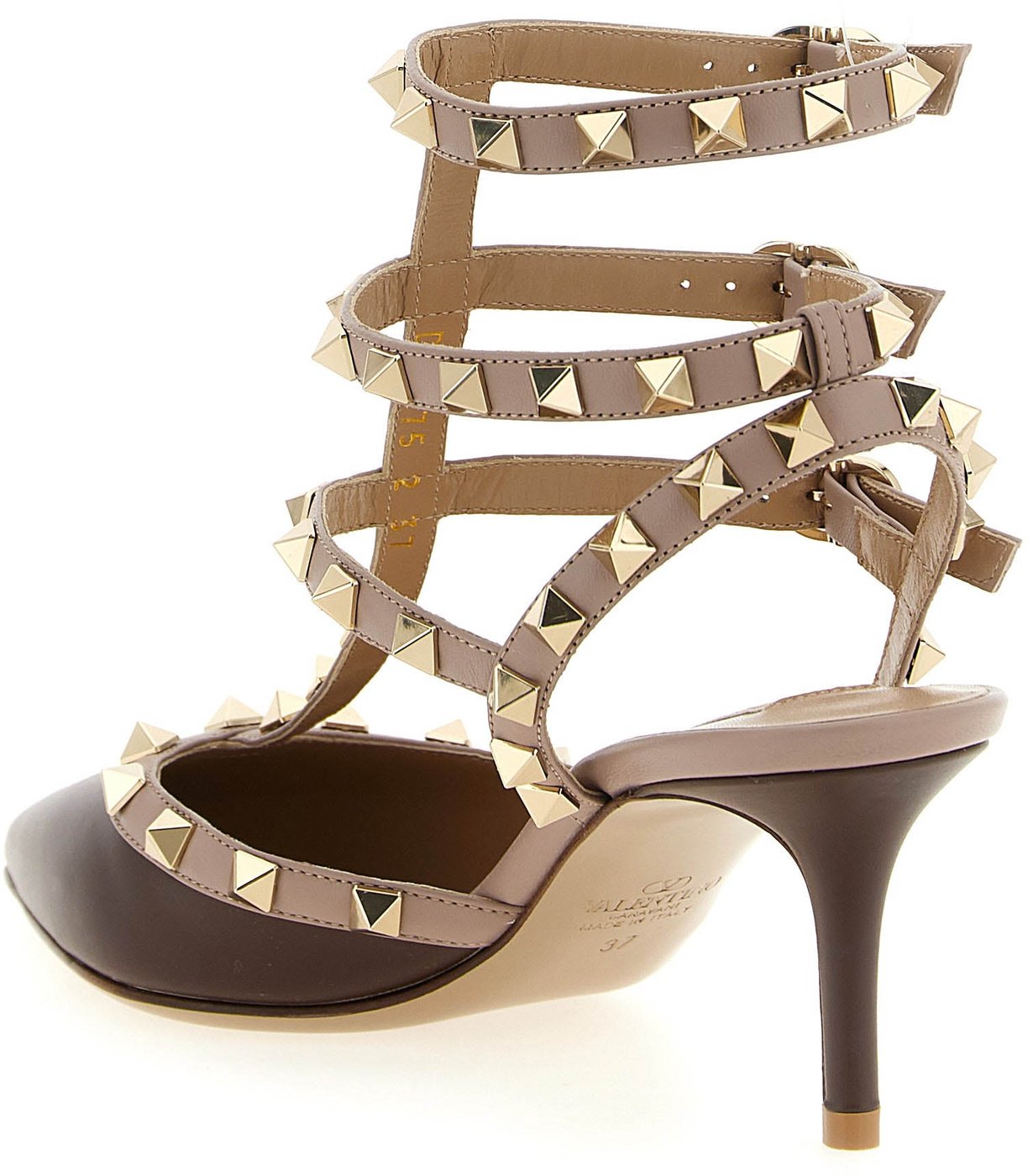 Valentino Garavani Multicolor Lamb Leather Mid Heel Pumps