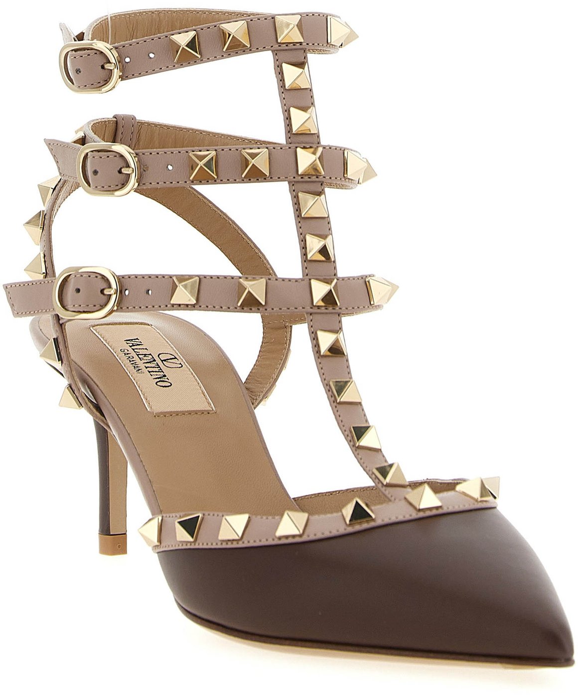 Valentino Garavani Multicolor Lamb Leather Mid Heel Pumps