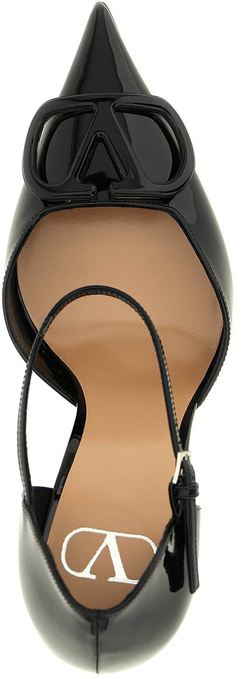 Valentino Garavani Black Calfskin High Heel Pumps