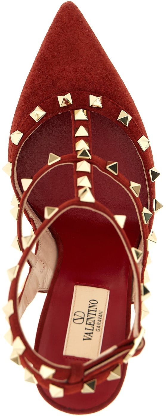 Valentino Garavani Red Calfskin High Heel Pumps