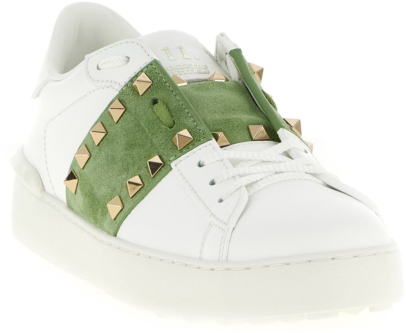 Valentino Garavani Bicolor Calfskin Low Top Sneakers