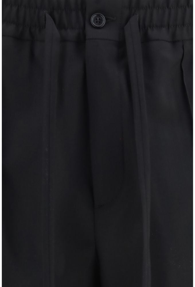 Valentino Garavani Black Cotton Chino Pants