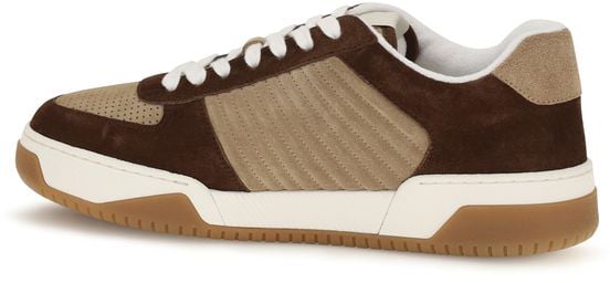 Valentino Garavani Brown Napa Leather / Calf Bos Taurus Low Top Sneakers