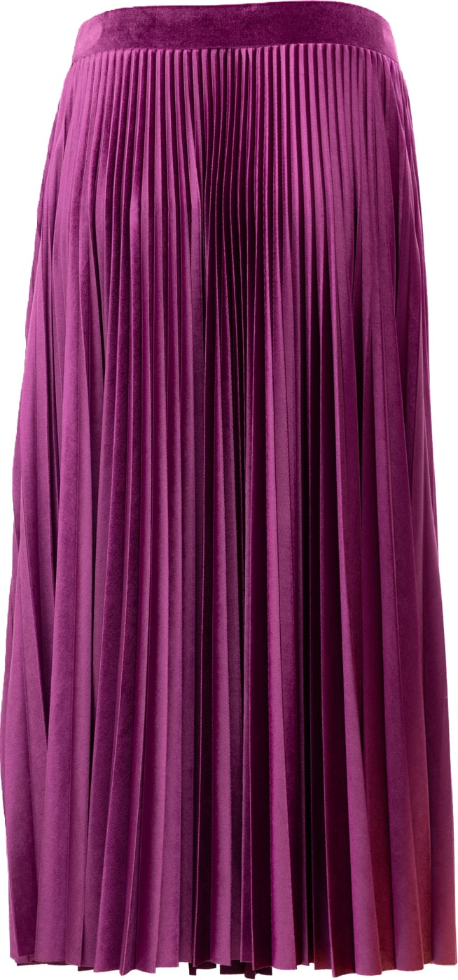 Valentino Garavani Women Purple Silk Skirt