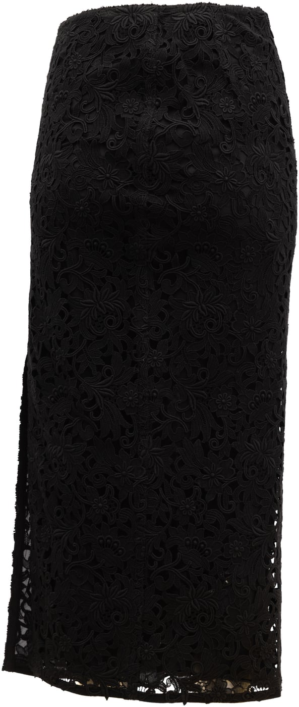 Valentino Garavani Women Midi Skirt with Floral Lace
