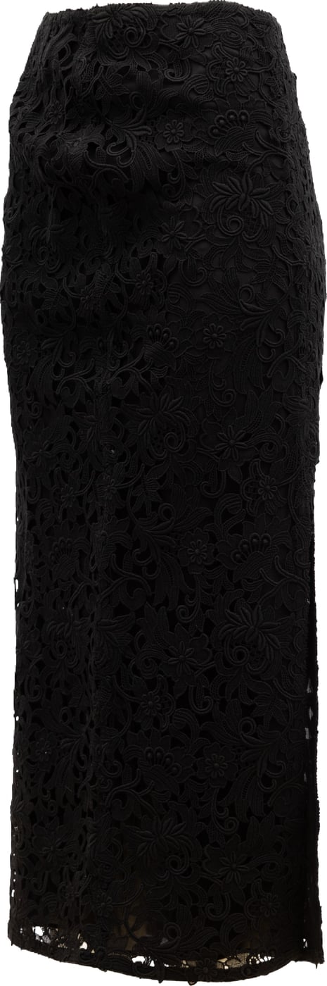 Valentino Garavani Women Midi Skirt with Floral Lace