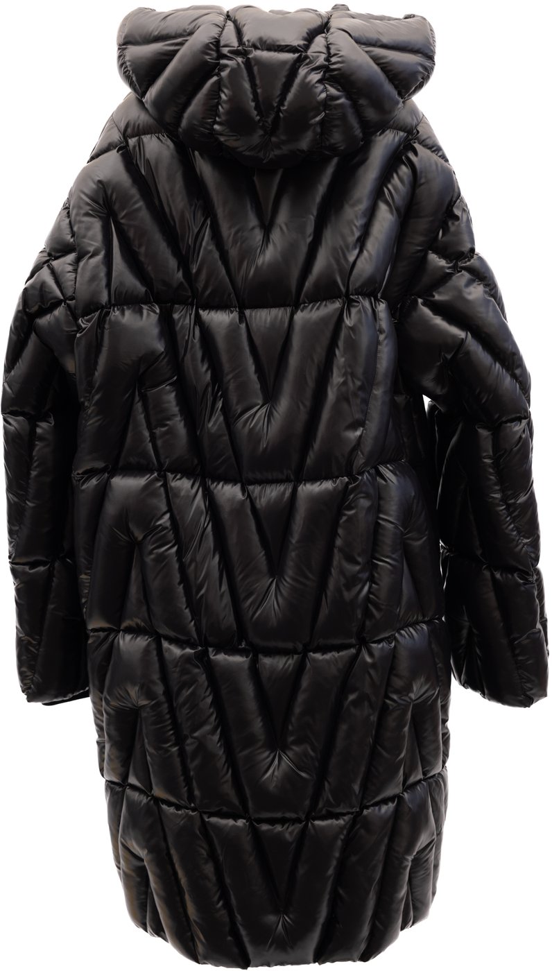 Valentino Garavani Black Women Wool Coat
