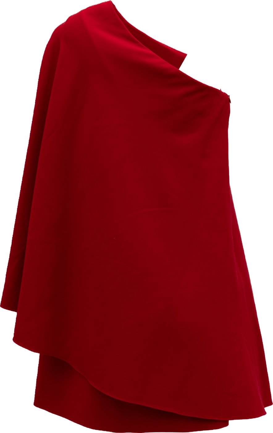 Valentino Garavani Deep Red Short Cocktail Dress