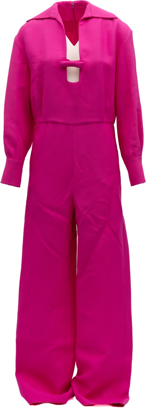 Valentino Garavani Pink Wide-Leg Jumpsuit