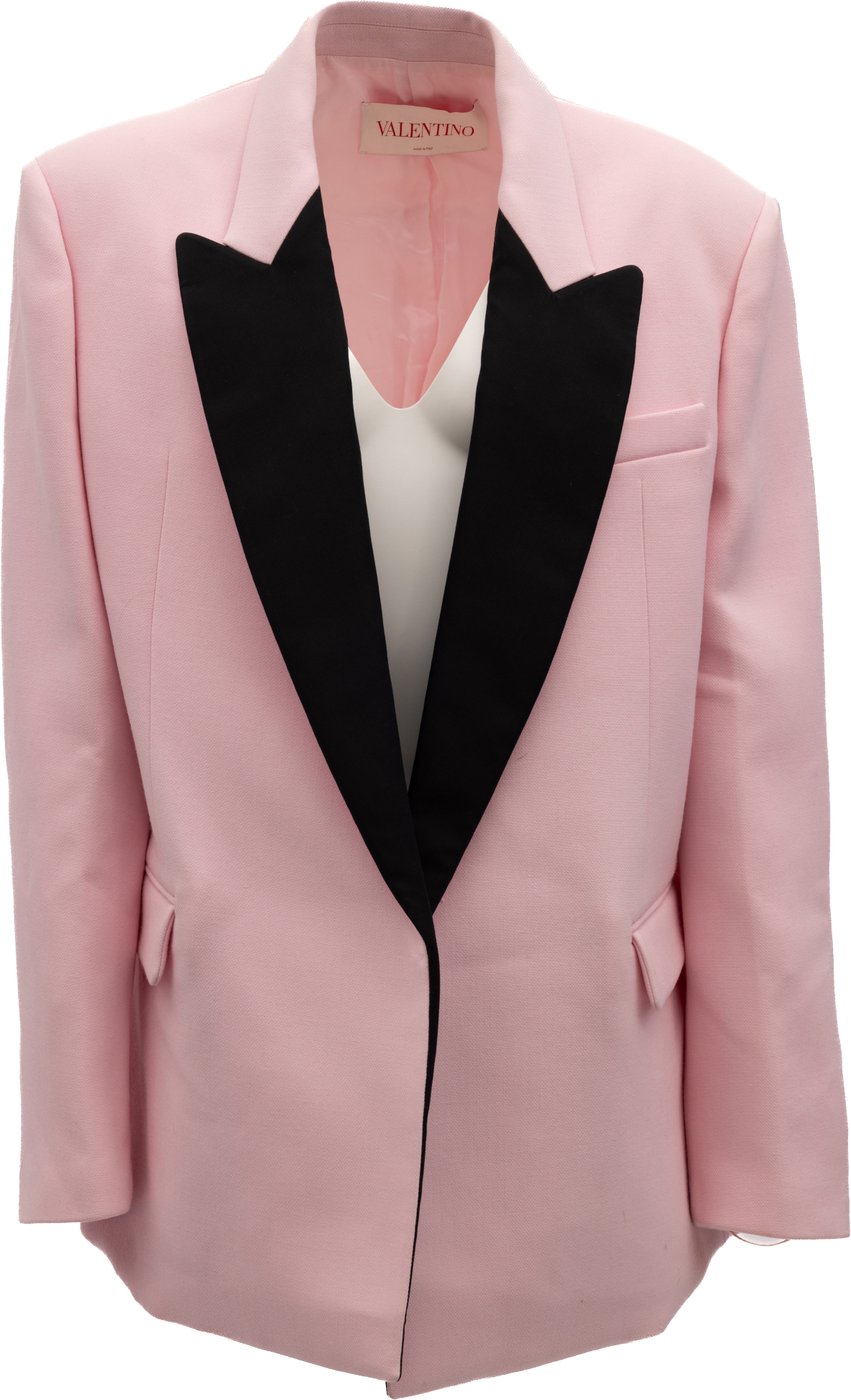 Valentino Garavani Pink Tuxedo Blazer