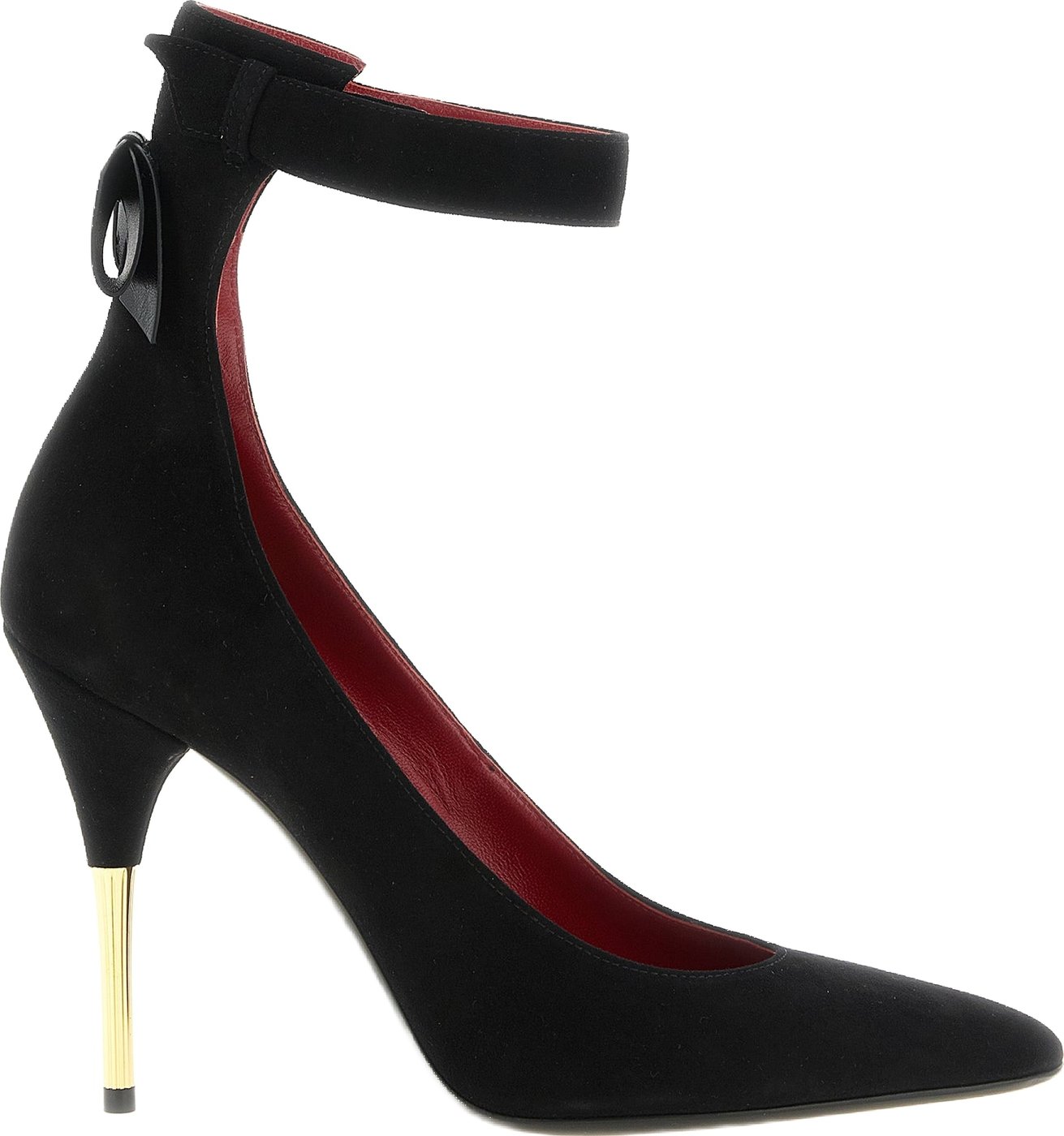 Valentino Garavani Black Goatskin High Heel Pumps