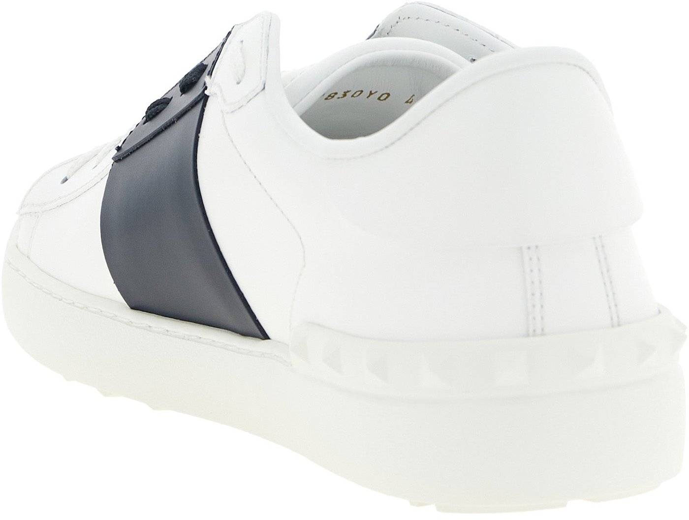 Valentino Garavani Blue Calfskin Low Top Sneakers