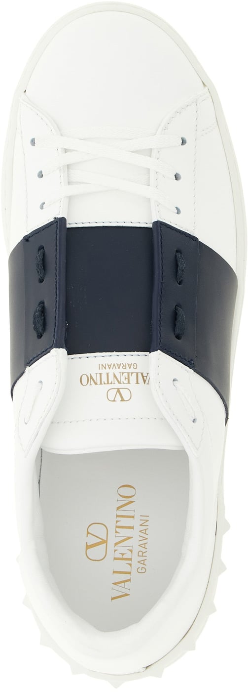 Valentino Garavani Blue Calfskin Low Top Sneakers
