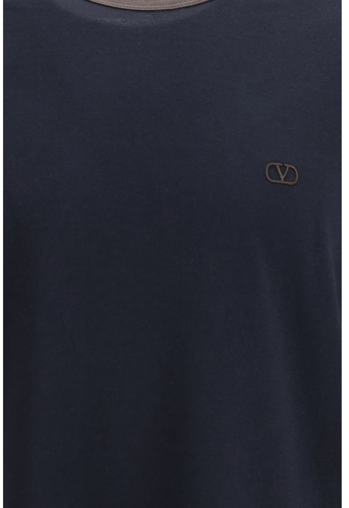 Valentino Garavani Blue Cotton T-Shirt