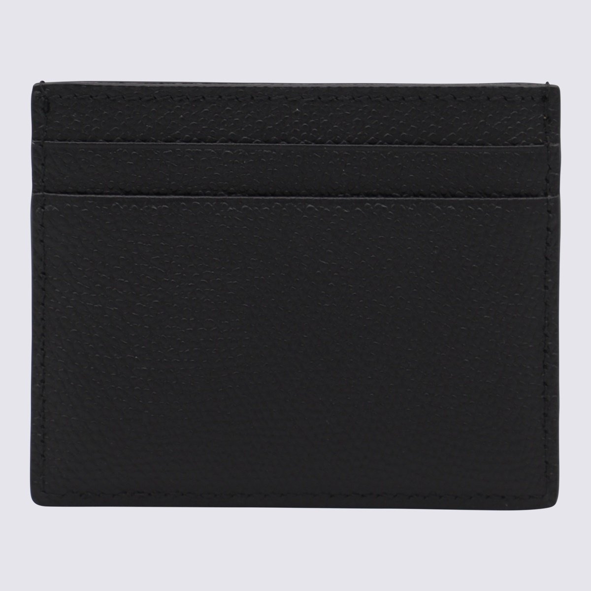 Black Wallet with Smooth Texture and Compact Design