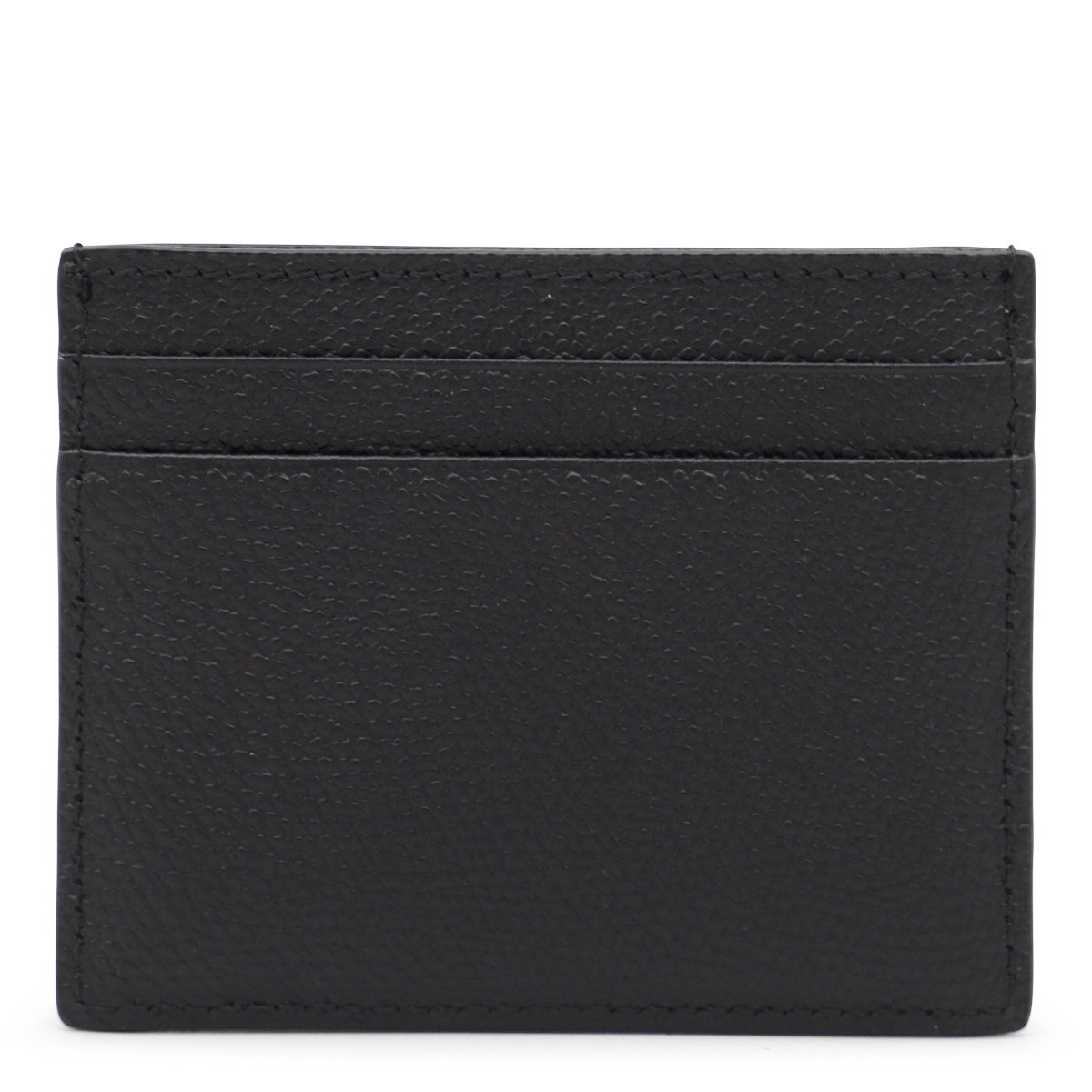 Black Wallet with Smooth Texture and Compact Design