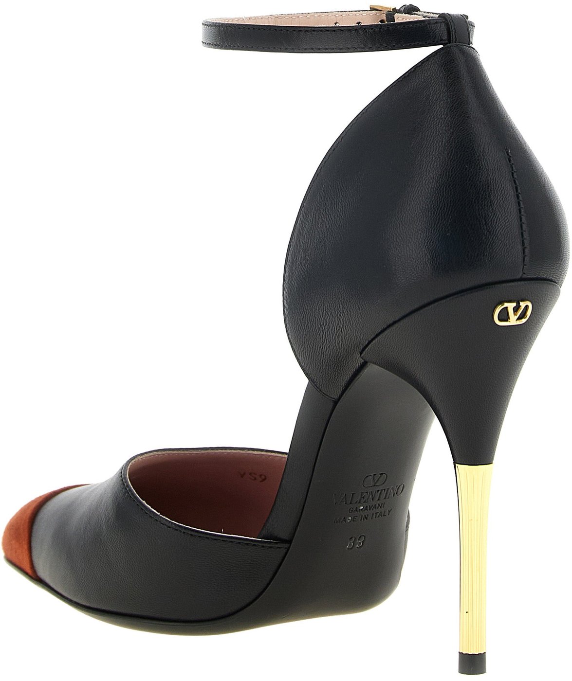 Valentino Garavani Black Goatskin High Heel Pumps