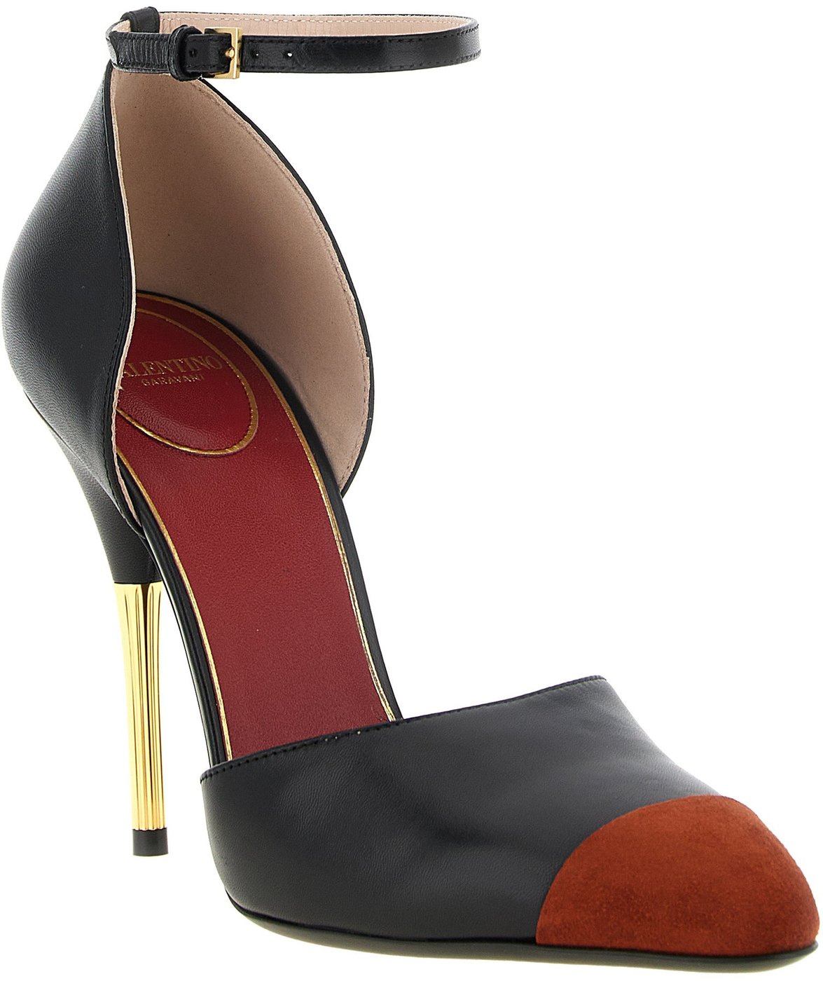 Valentino Garavani Black Goatskin High Heel Pumps
