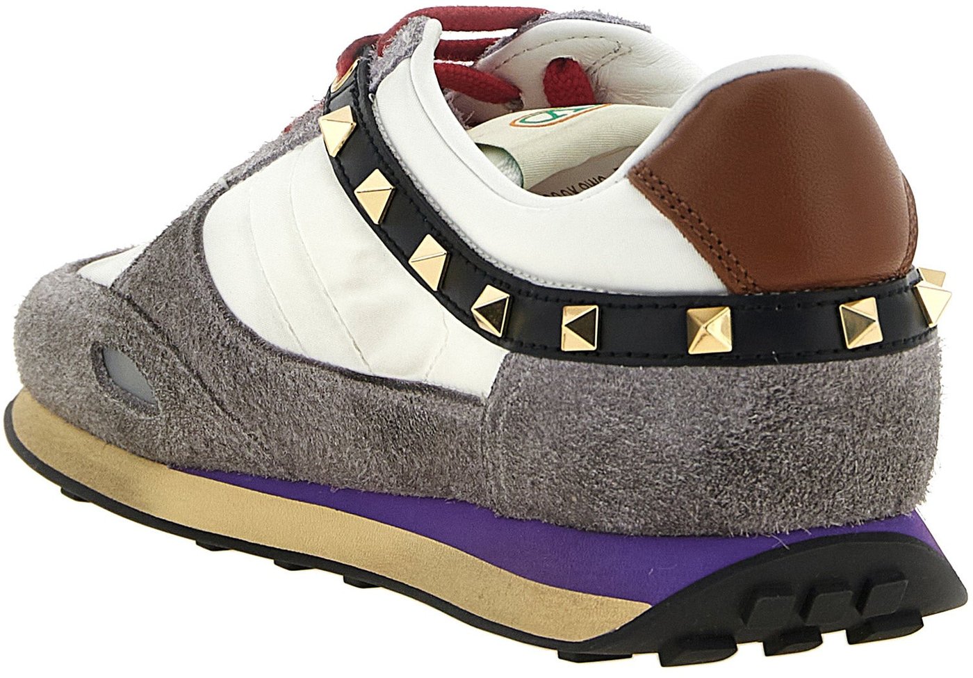 Valentino Garavani Multicolor Calfskin Athletic Sneakers