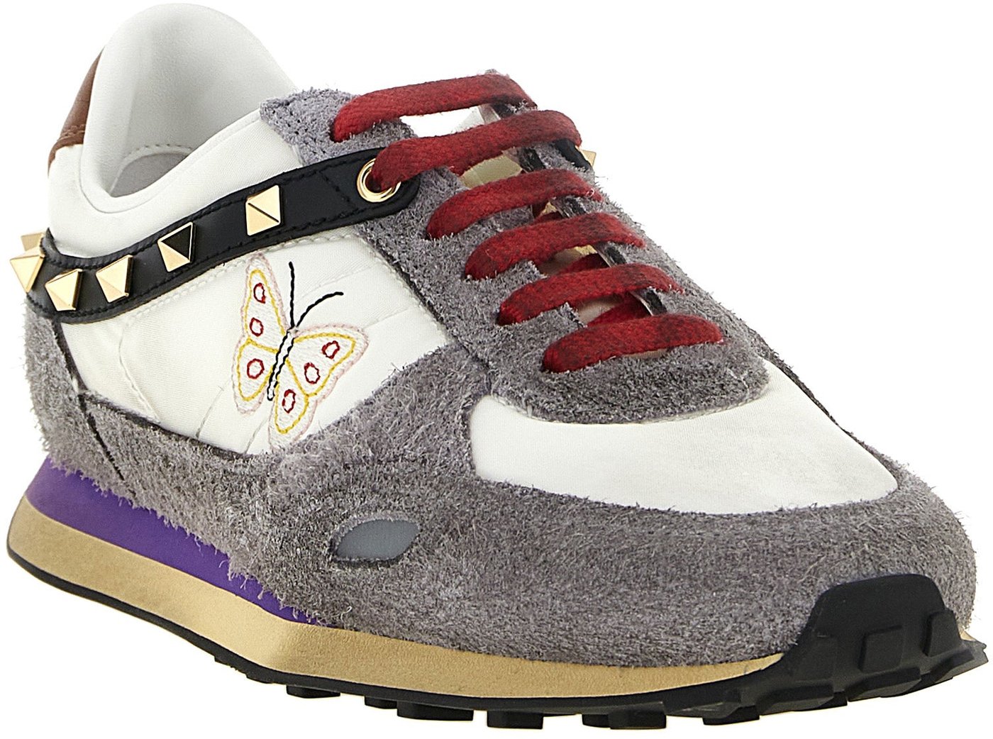 Valentino Garavani Multicolor Calfskin Athletic Sneakers