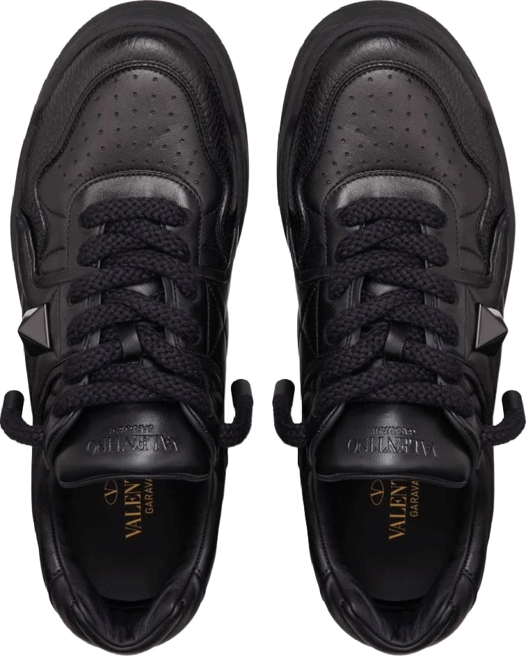 Valentino Garavani One Stud XL Men's Leather Sneakers Black