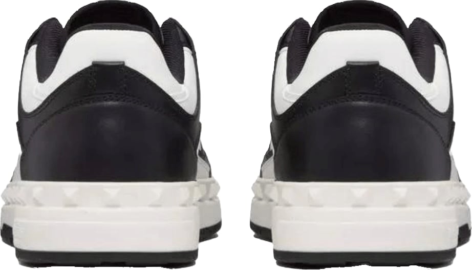 Valentino Garavani Freedots Men's Leather Sneakers White Black
