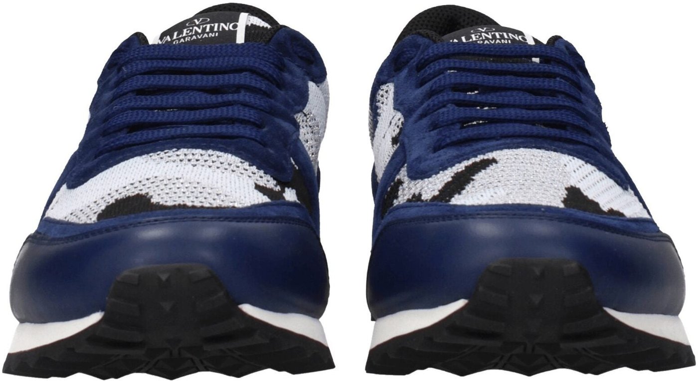 Valentino Garavani Gray Fabric Athletic Sneakers