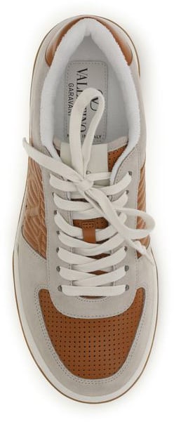 Valentino Garavani Multicolor Calf Leather Bos Taurus Athletic Sneakers