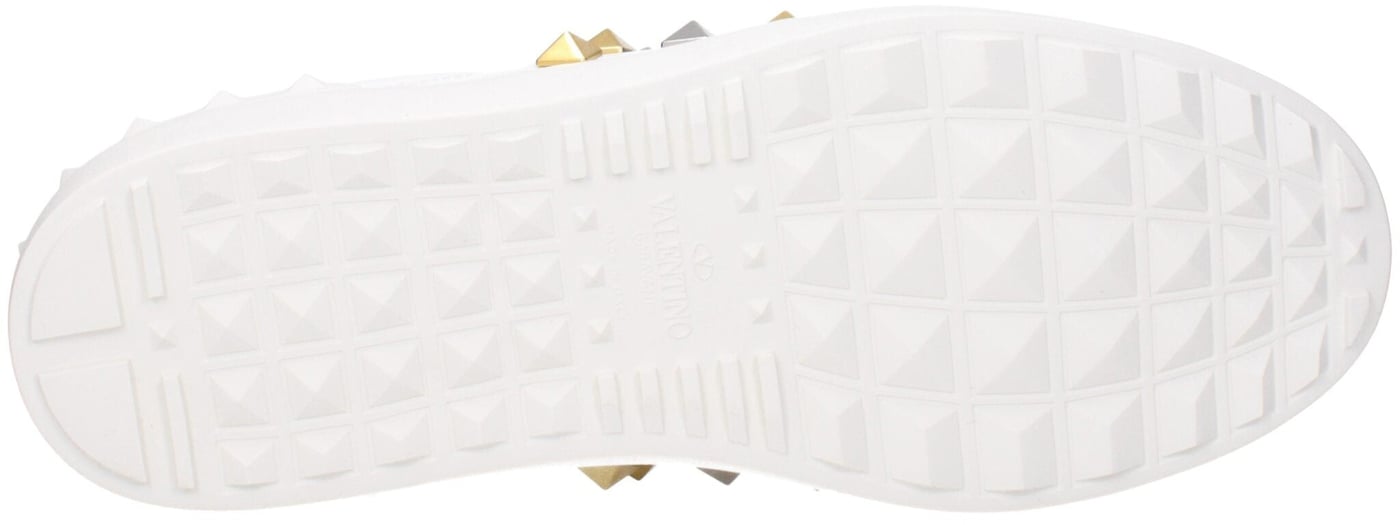 Valentino Garavani White Leather Low Top Sneakers
