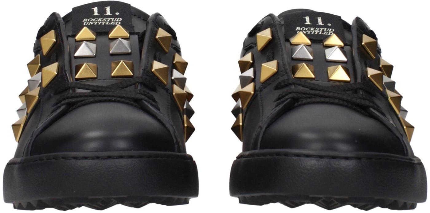 Valentino Garavani Black Leather Sneakers