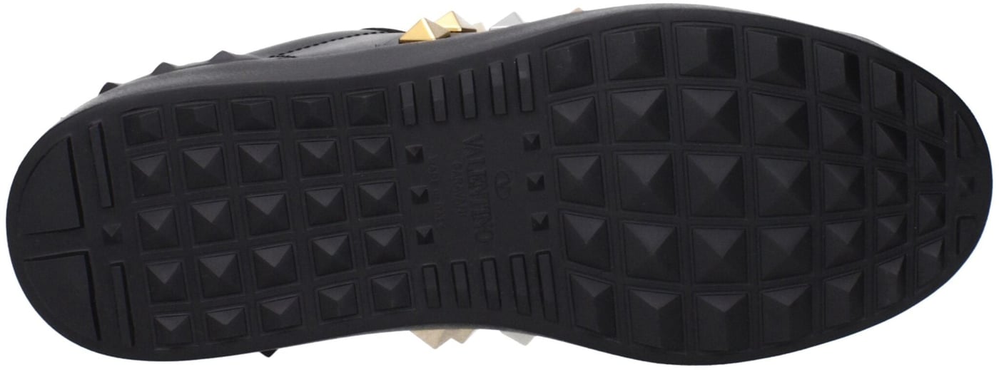 Valentino Garavani Black Leather Sneakers