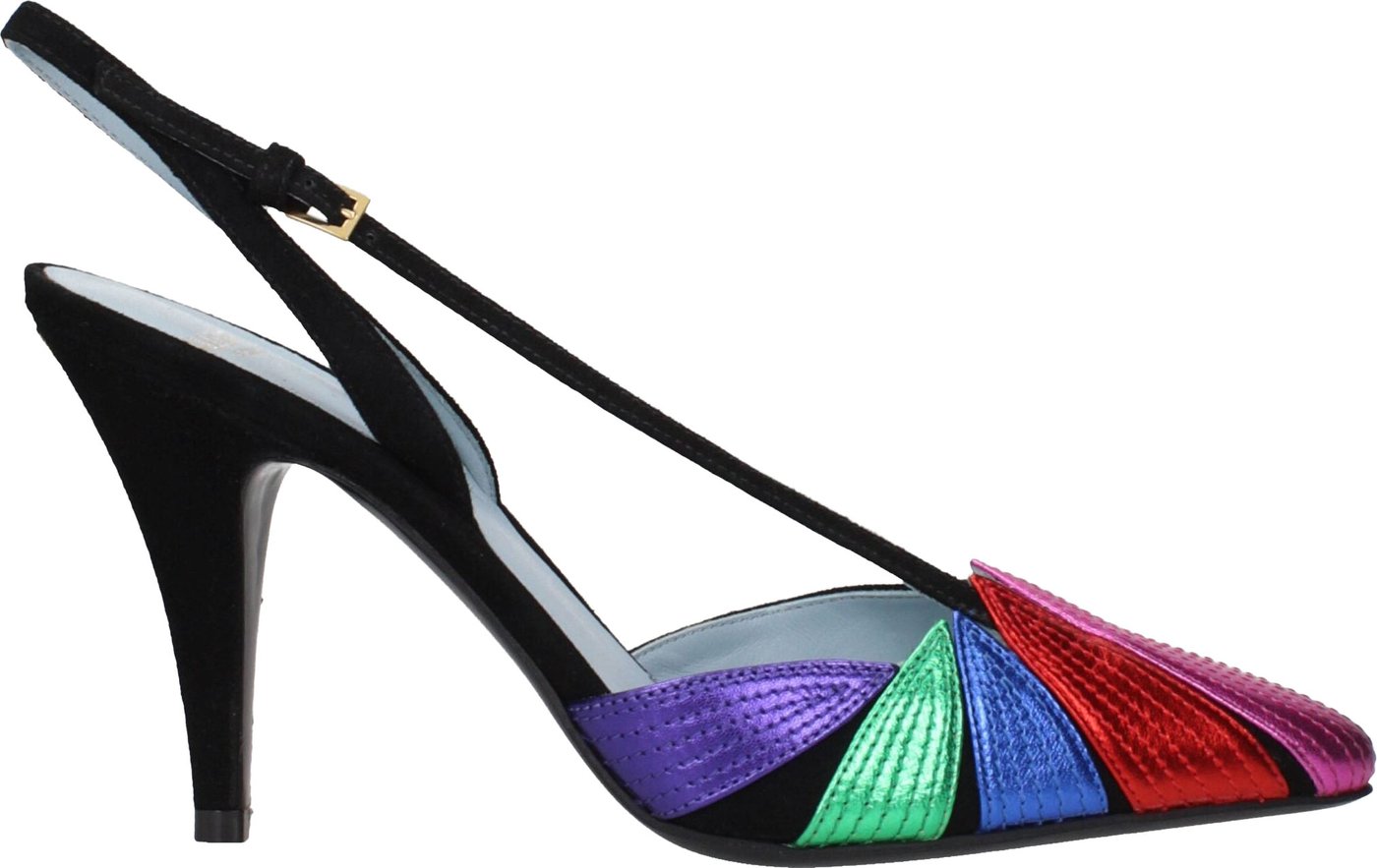 Valentino Garavani Black Leather High Heel Pumps
