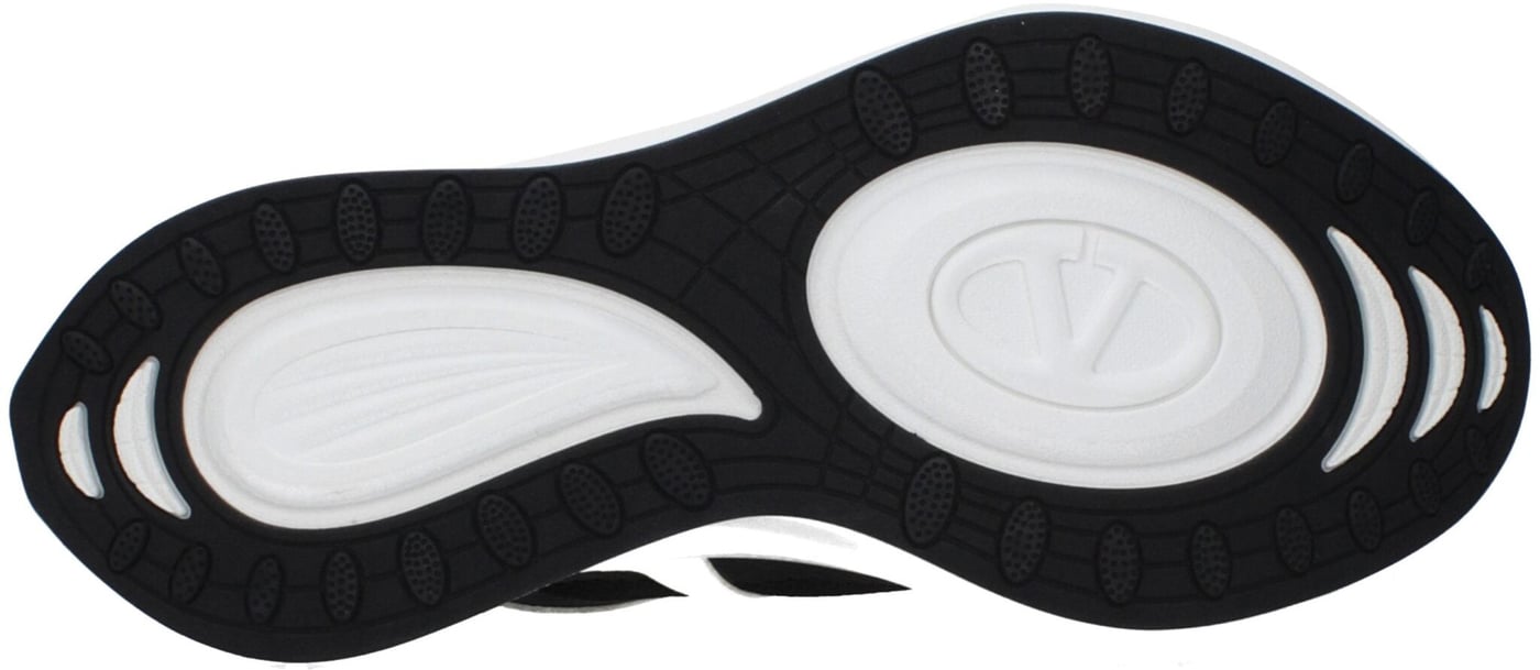 Valentino Garavani White Fabric Athletic Sneakers