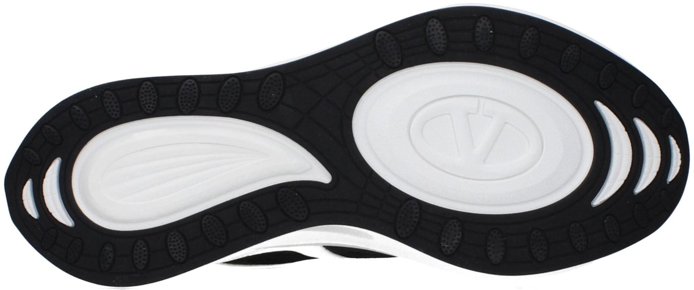 Valentino Garavani White Fabric Athletic Sneakers