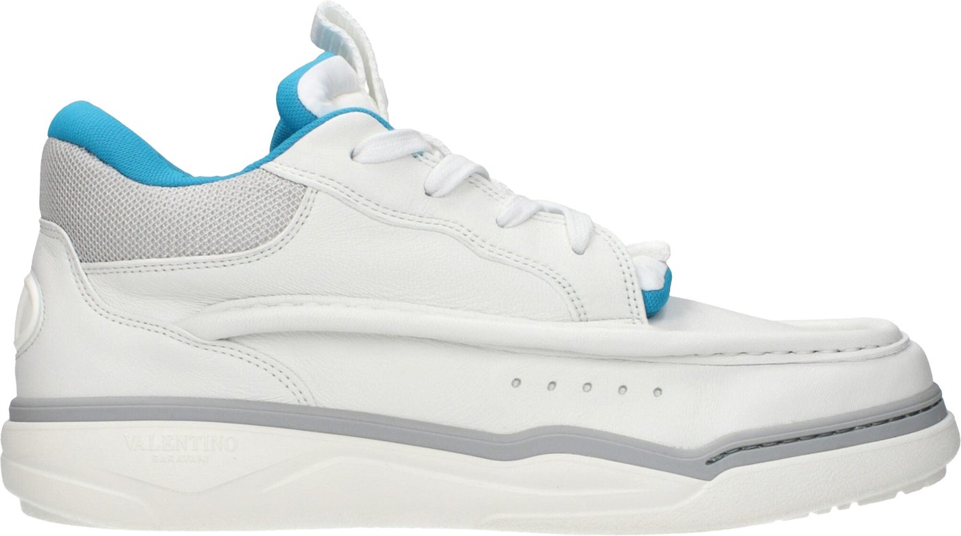 Valentino Garavani White Leather Low Top Sneakers