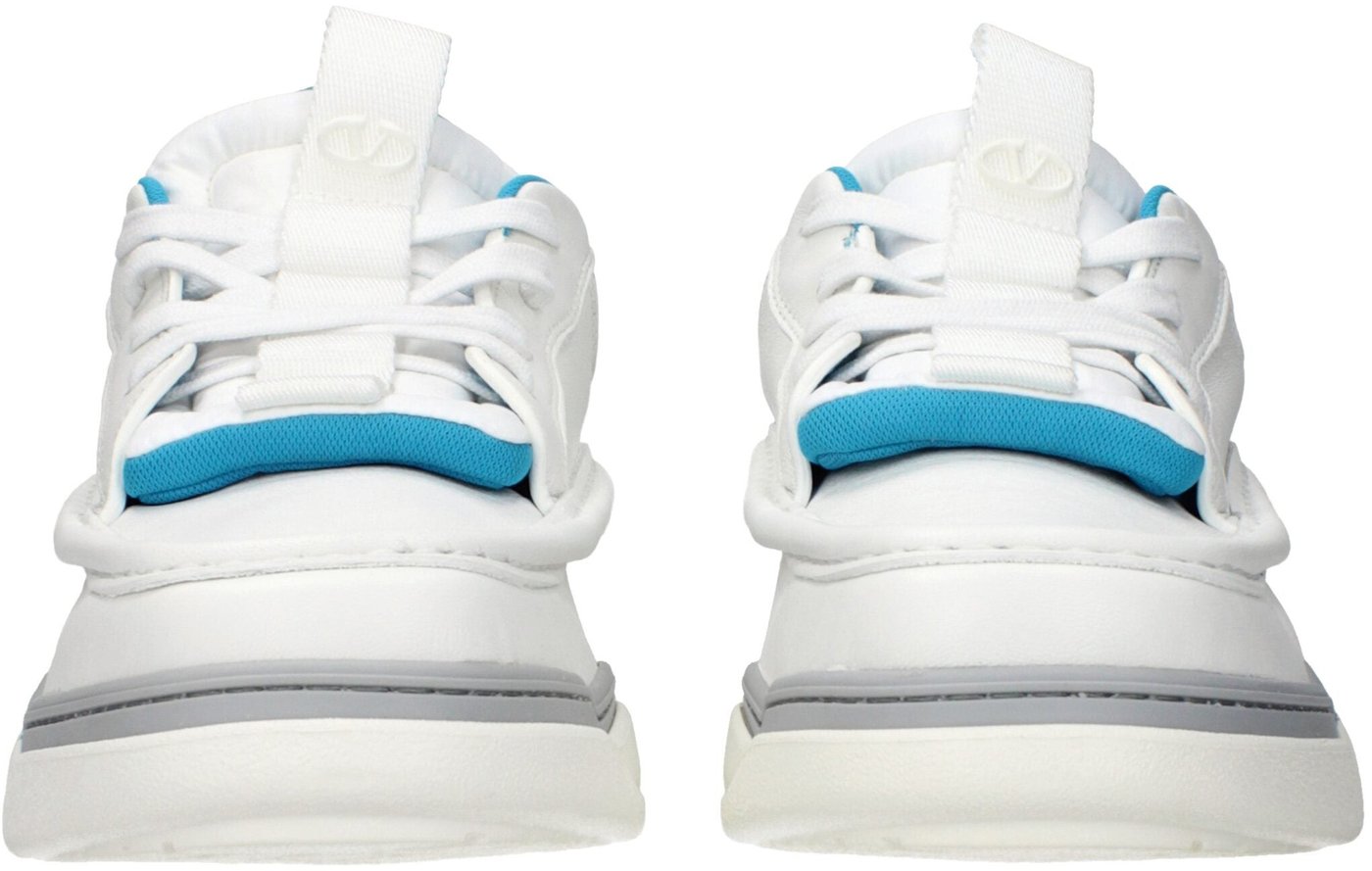Valentino Garavani White Leather Low Top Sneakers
