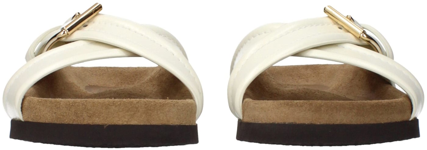 Valentino Garavani Beige Leather Slippers