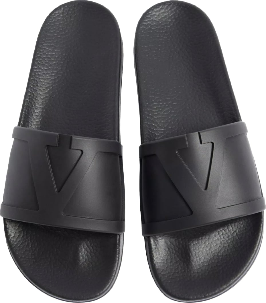 Valentino Garavani Coolside Men's Rubber Slides Black