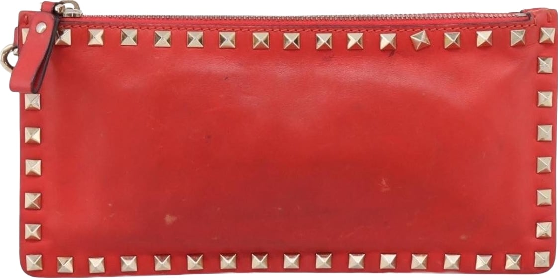 Valentino Garavani Rockstud Clutch Leather Large