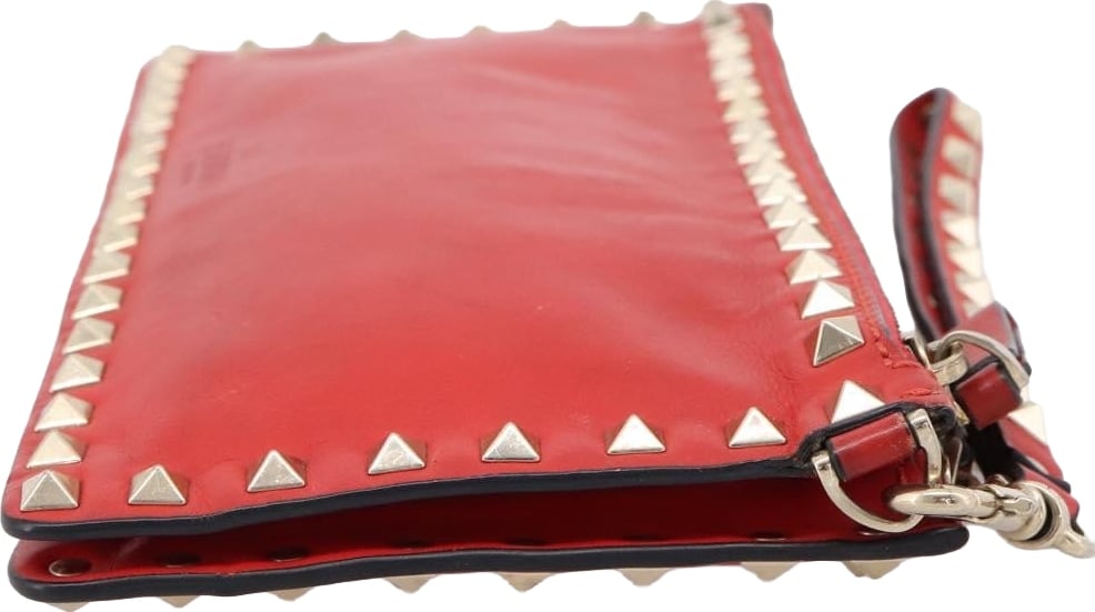 Valentino Garavani Rockstud Clutch Leather Large