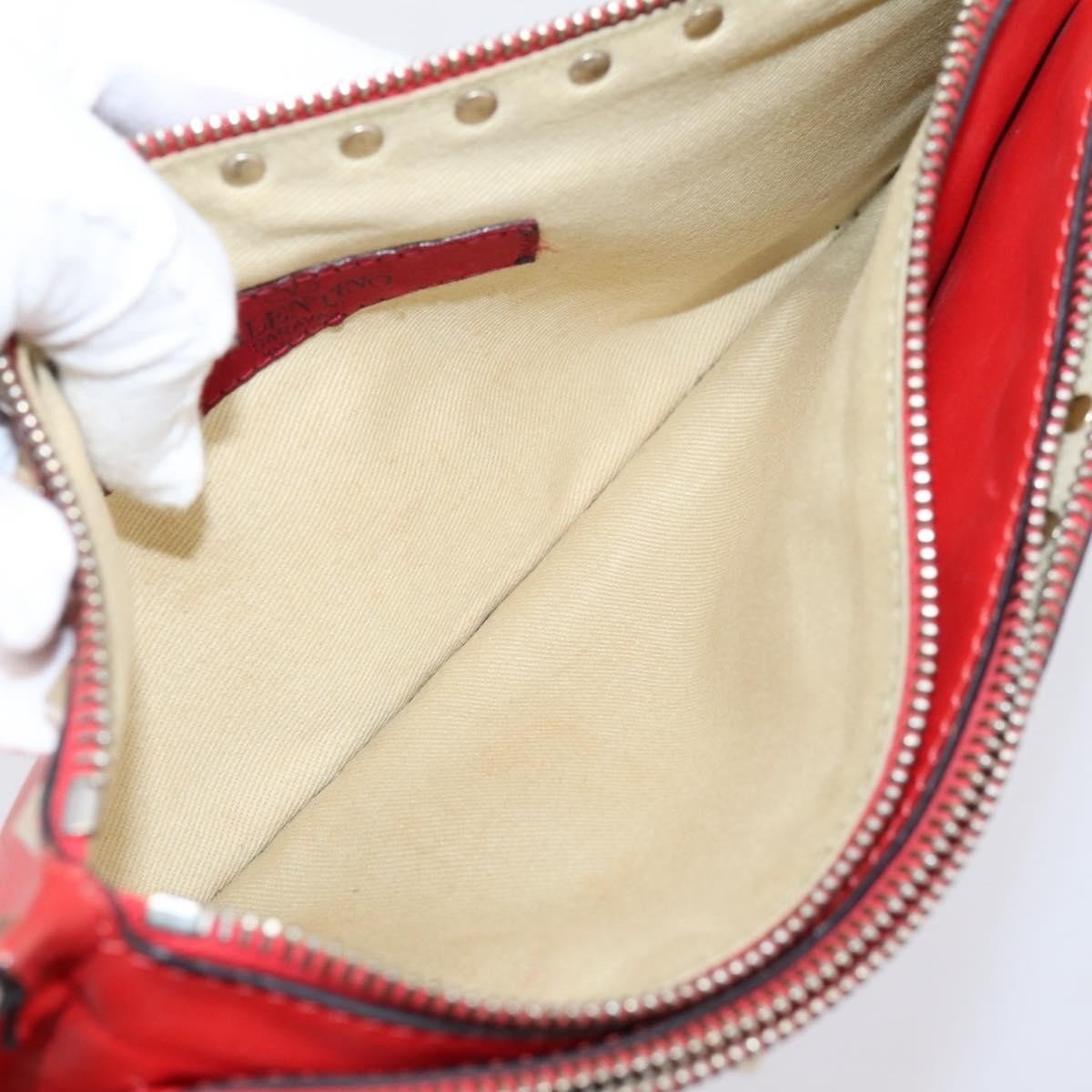 Valentino Garavani Rockstud Clutch Leather Large
