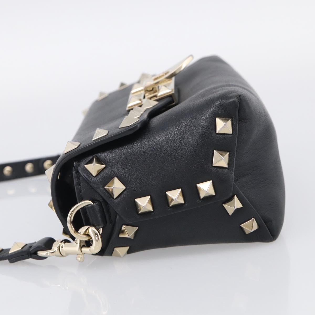 Valentino Garavani Rockstud Flip Lock Flap Leather Mini