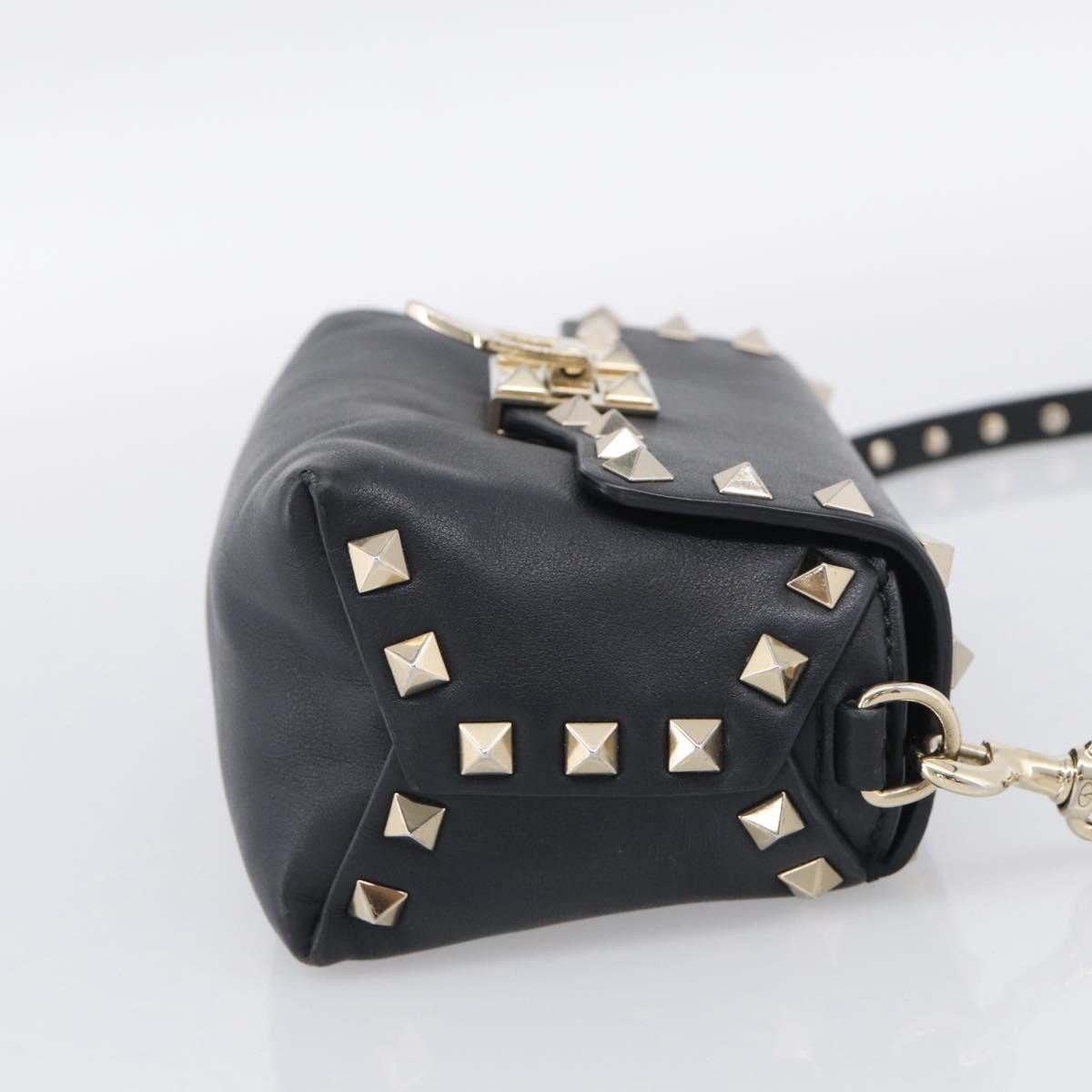 Valentino Garavani Rockstud Flip Lock Flap Leather Mini