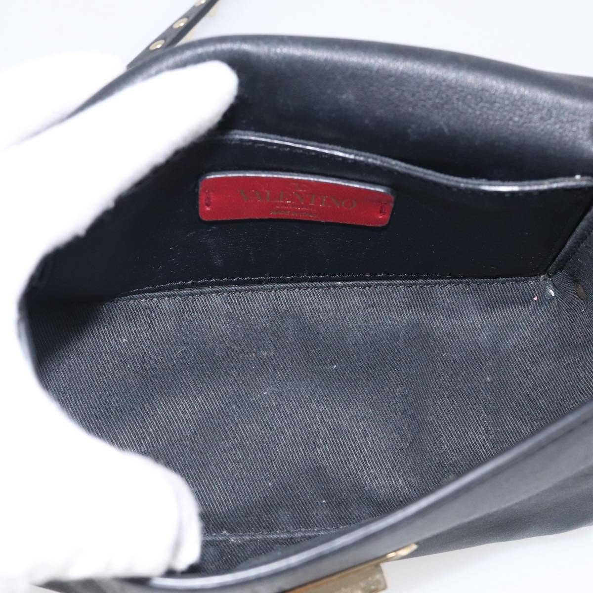 Valentino Garavani Rockstud Flip Lock Flap Leather Mini