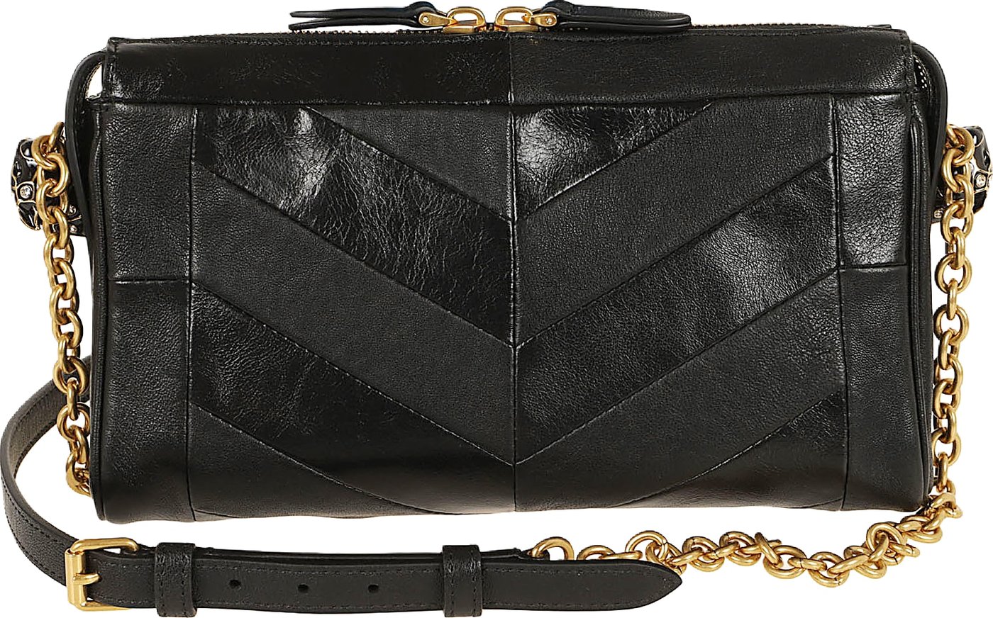 VALENTINO GARAVANI SMALL SHOULDER BAG PANTHEA PATCHWORK