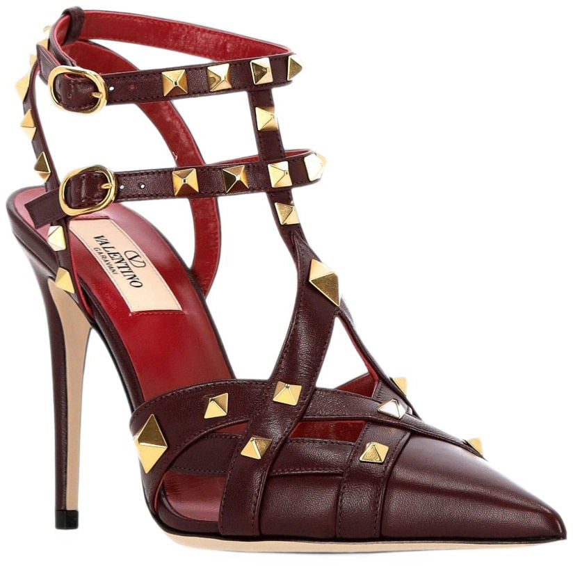 With Heel Bordeaux