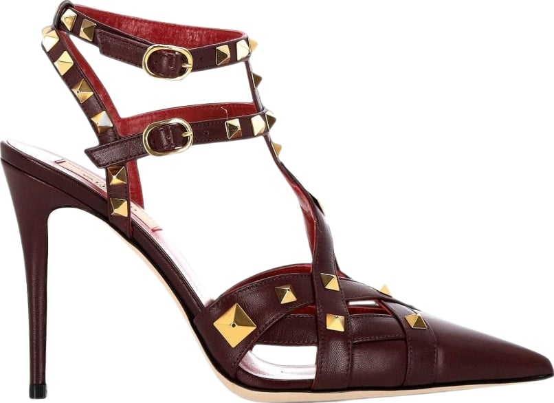 With Heel Bordeaux