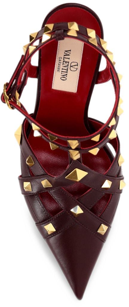 With Heel Bordeaux